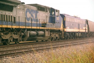 L&N E8 on CSX Q645  10/8/08  Chuck Hinrichs