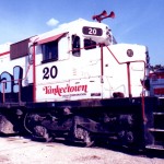 Seen in the glory days, YDC #20 & #22 sit awaiting assignment at the Yankeetown Docks Photos by Rick Bivins